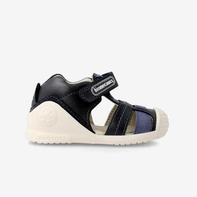Sandalias Cerradas Niños Biomecanics 232146A Azul marino Cierre Adherente