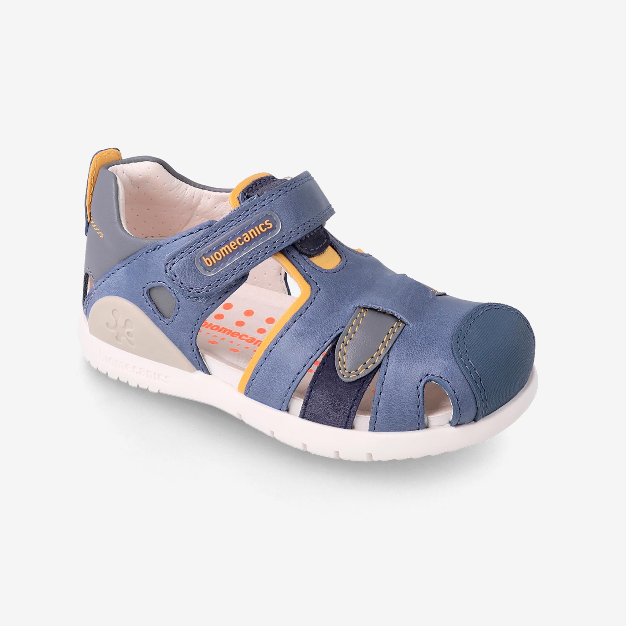 Sandalias Cangrejeras con Cierre Adherente para Niño Biomecanics 232250B Azules 4/5