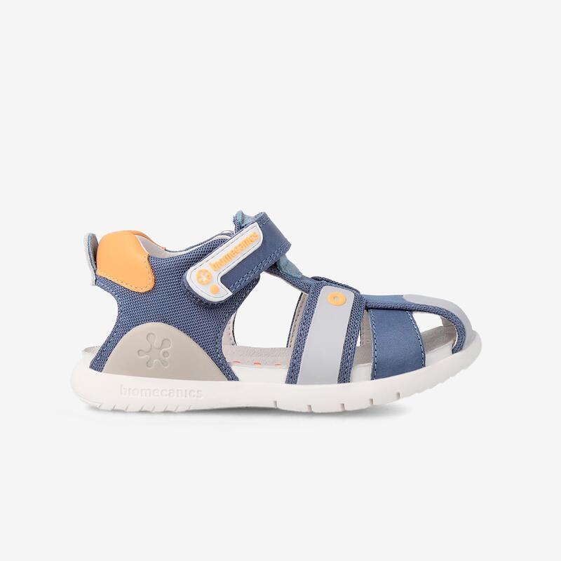 Sandalias Cangrejeras con Cierre Adherente para Niño Biomecanics 232260A Azules