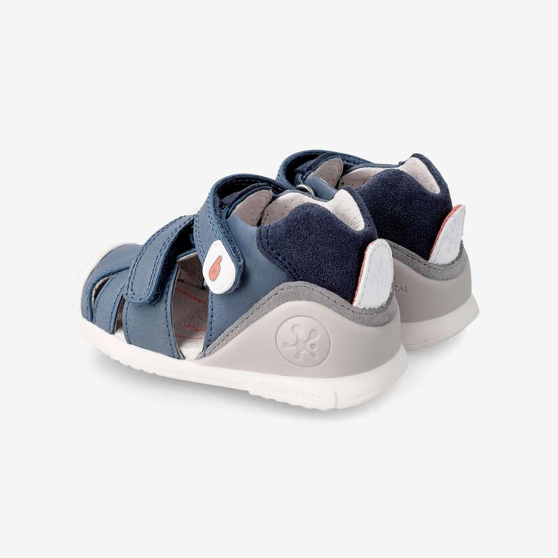 Sandalias Cangrejeras con Cierre Adherente para Niño Biomecanics 222156A Azules
