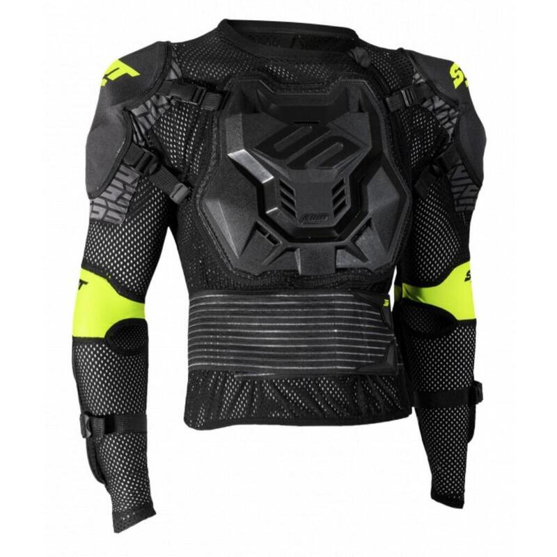 Gilet de Protection Shot Optimal 2.0 Noir/Jaune Adulte