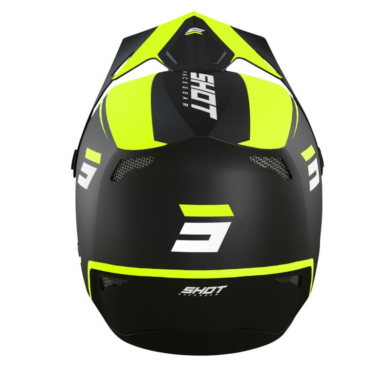 Casco bicicleta adulto integral Rogue United Negro/Amarillo