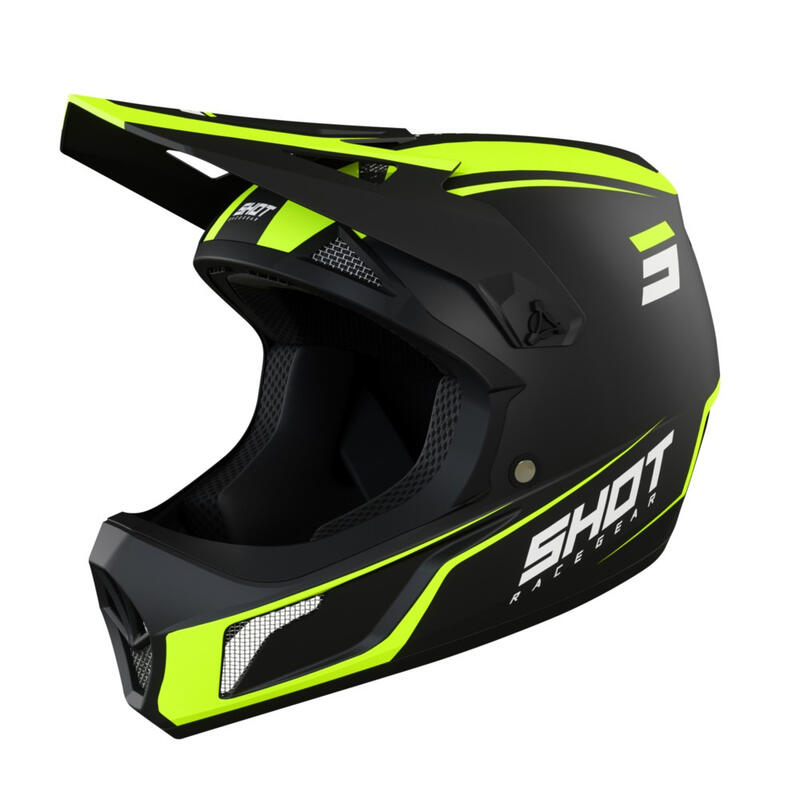 Casco bicicleta adulto integral Rogue United Negro/Amarillo