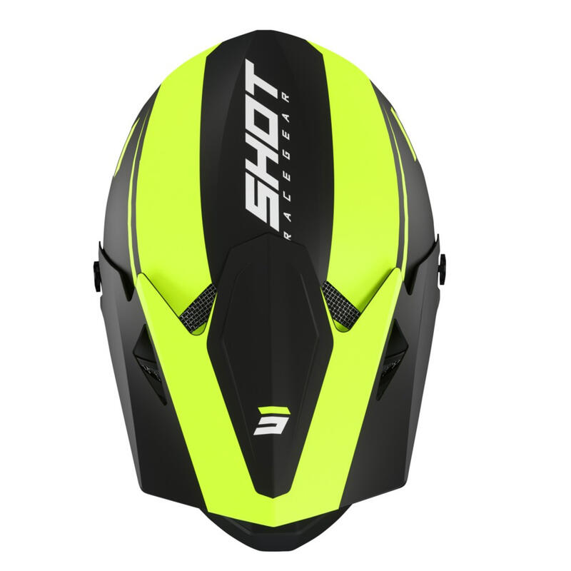 Casco bicicleta adulto integral Rogue United Negro/Amarillo