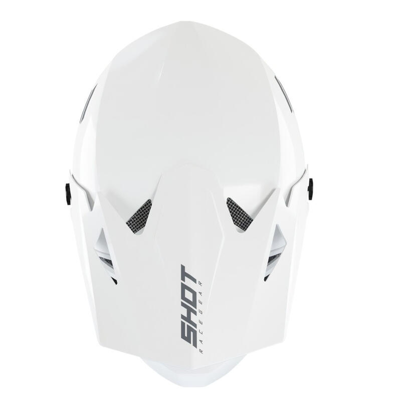 Casque Intégral Shot Rogue Solid Blanc Enfant