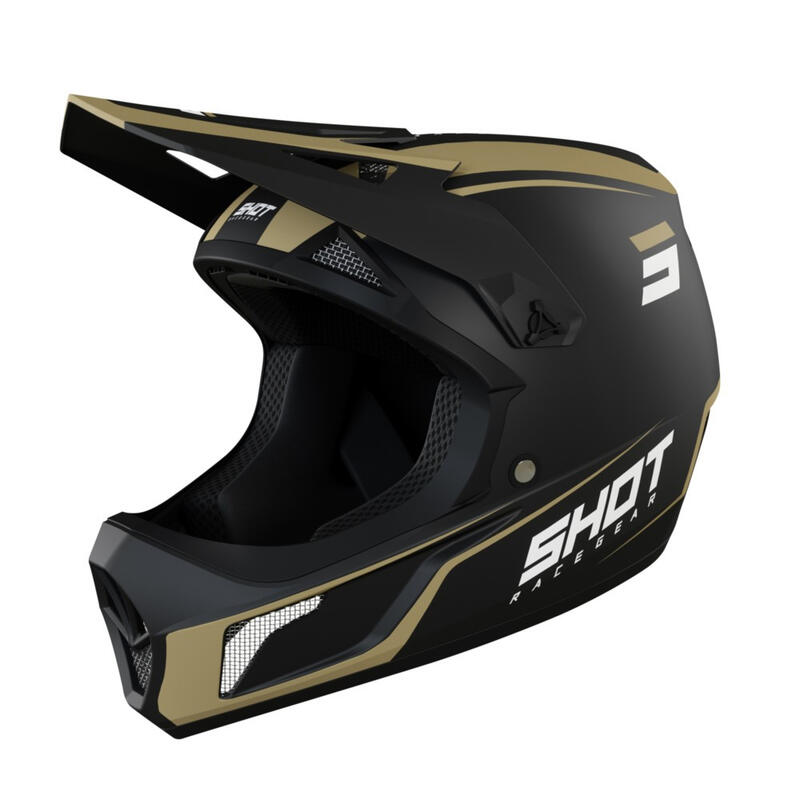 Casco bicicleta adulto Rogue United Negro y Dorado