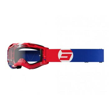 Erwachsene BMX Maske - Shot Assault 2.0 Focus Patriot, rot