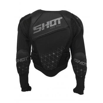 Gilet VTT Shot Manches Longues - Ultralite Noir/Gris