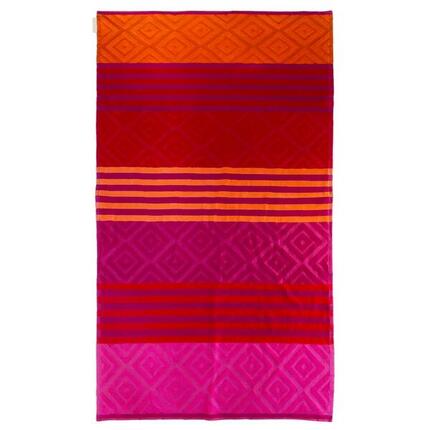 Serviette de plage éponge velours Jacquard ciselée Monterrico 90x170 340g/m²