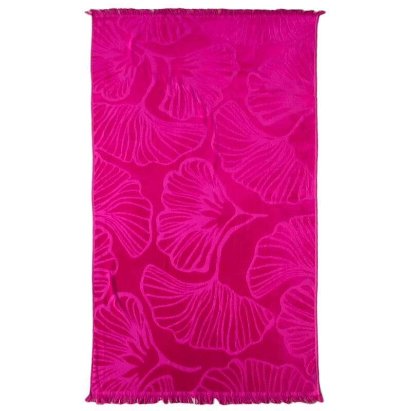 Pack Serviettes de plage éponge velours Jacquard Fiorito Manzanillo - Taille L