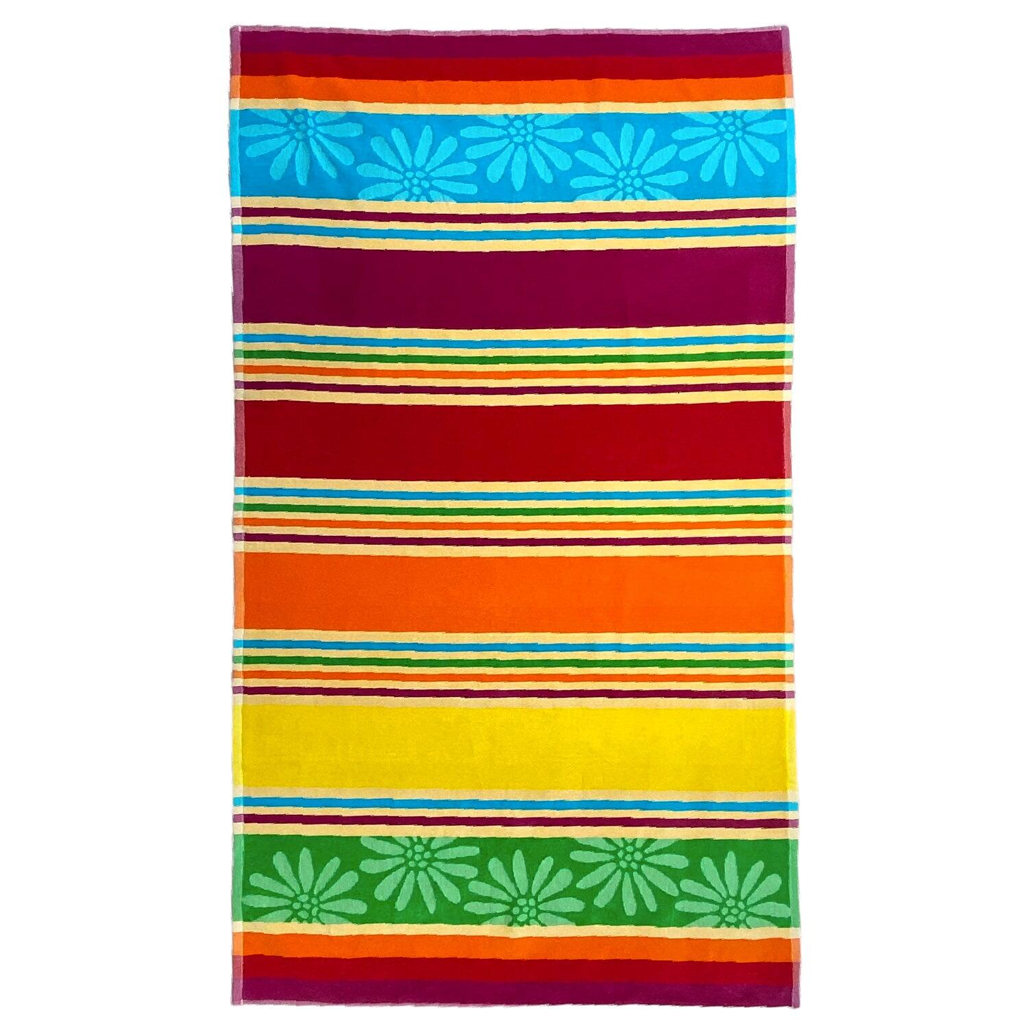 LE COMPTOIR DE LA PLAGE Toalha de praia jacquard Chiselled 90x170