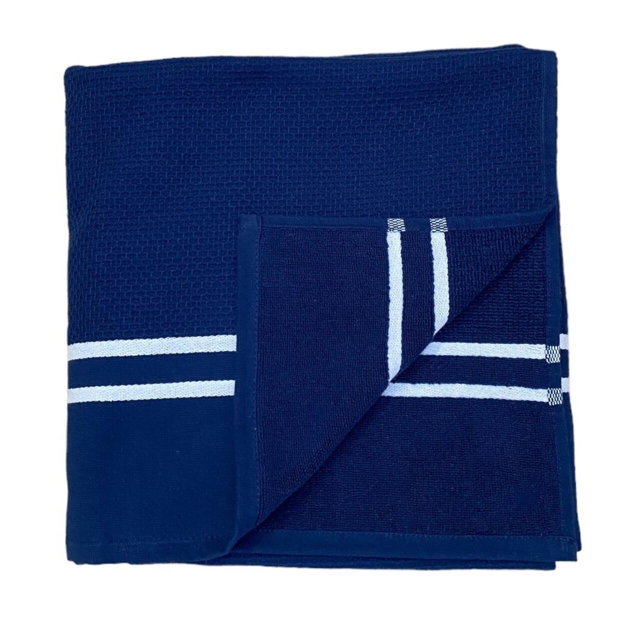 Fouta 0,90x1,70m a nido d'ape 355 gr spugna foderata Waffle 3/3