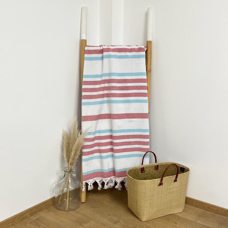 Latigo Paradise badstof gevoerde handdoek 140x180 340g/m²