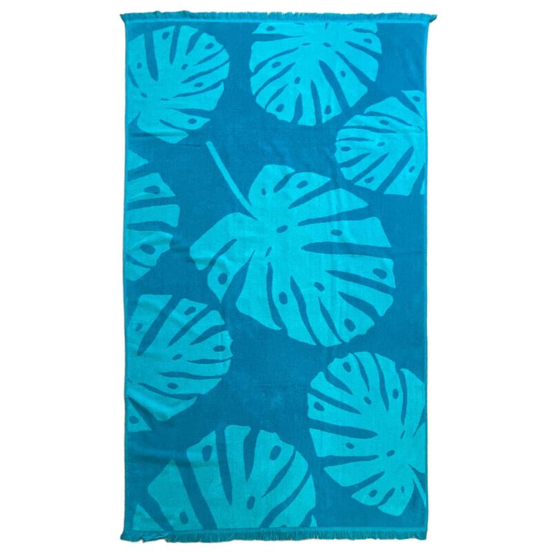 Zebrina Velika Jacquard Terry Confezione di asciugamani da spiaggia - Taglia L