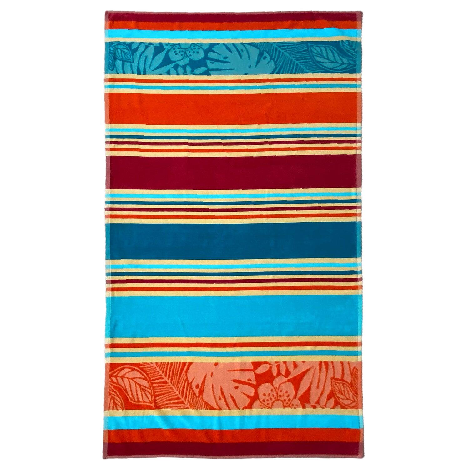 Toalha de praia jacquard zebrina 90x170