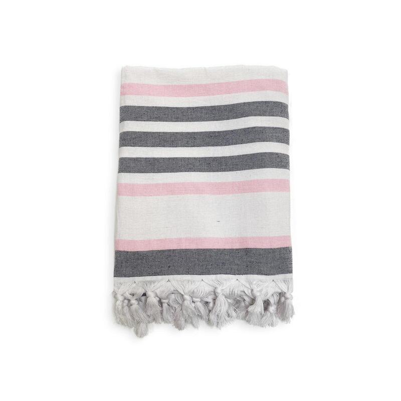 Fouta doublée éponge Latigo Candy 140x180 340g/m²