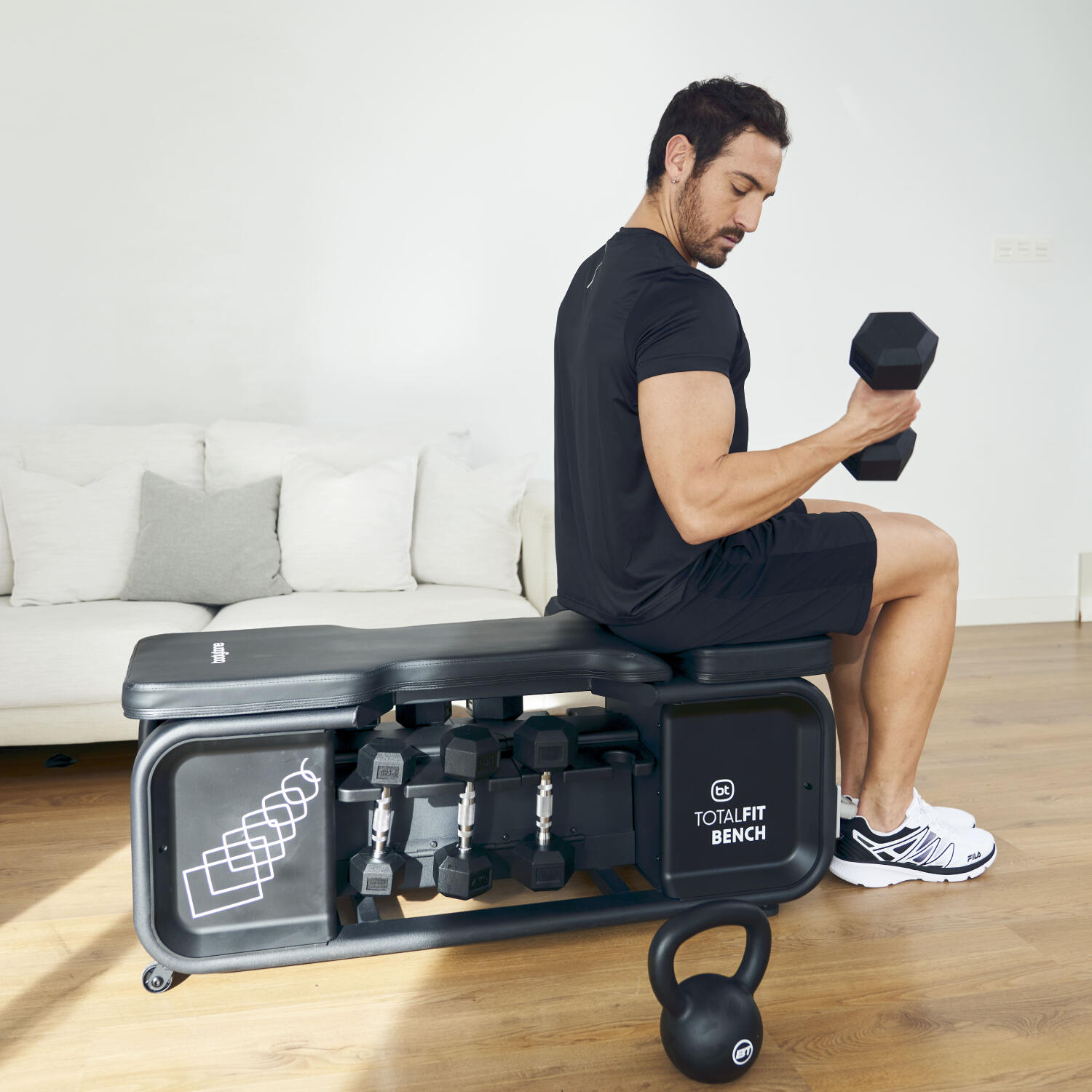 Banco de musculación multifunción Bodytone TFB Negro 7/9