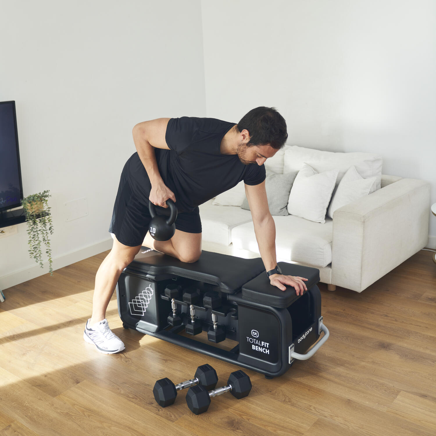 Banco de musculación multifunción Bodytone TFB Negro 5/9