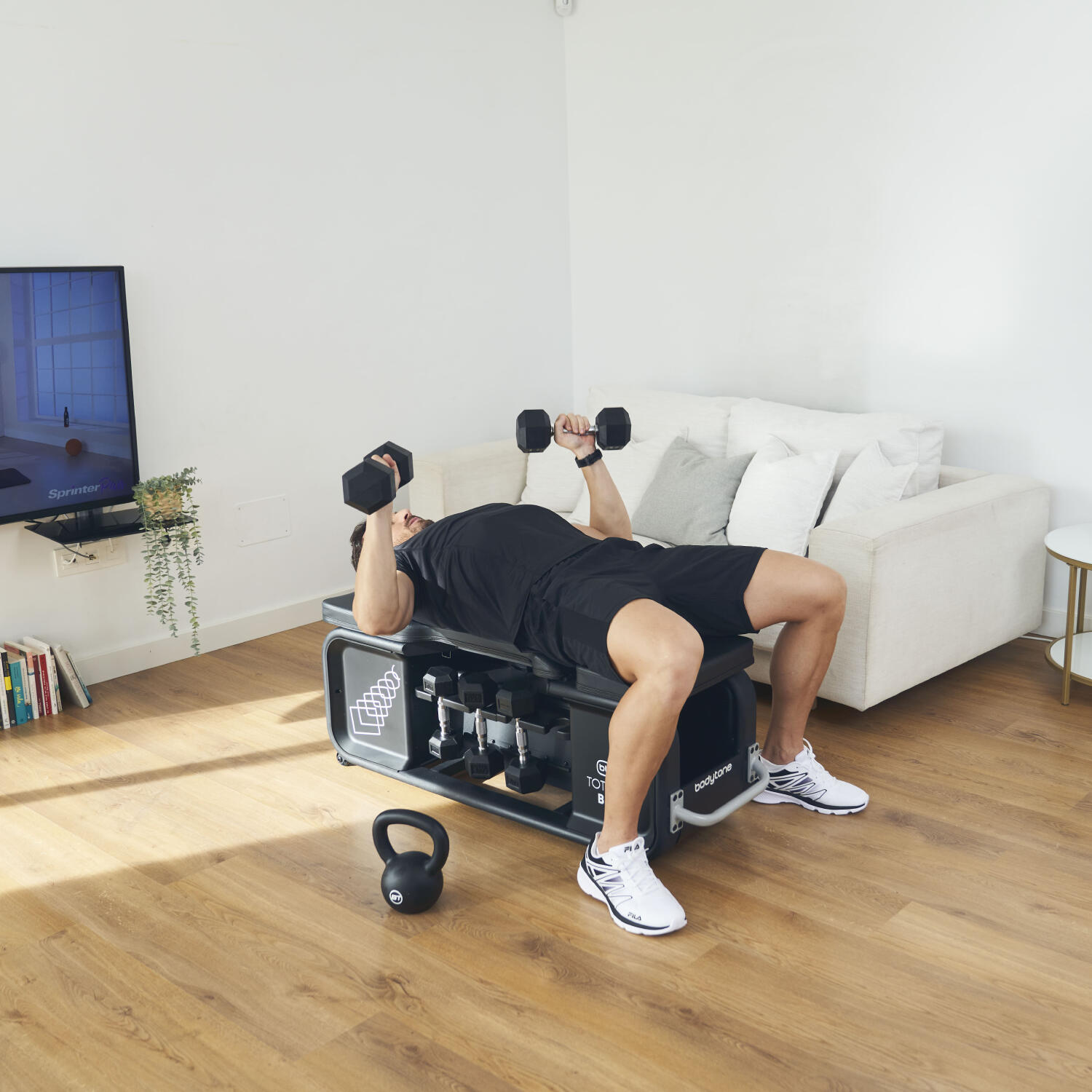 Banco de musculación multifunción Bodytone TFB Negro 2/9