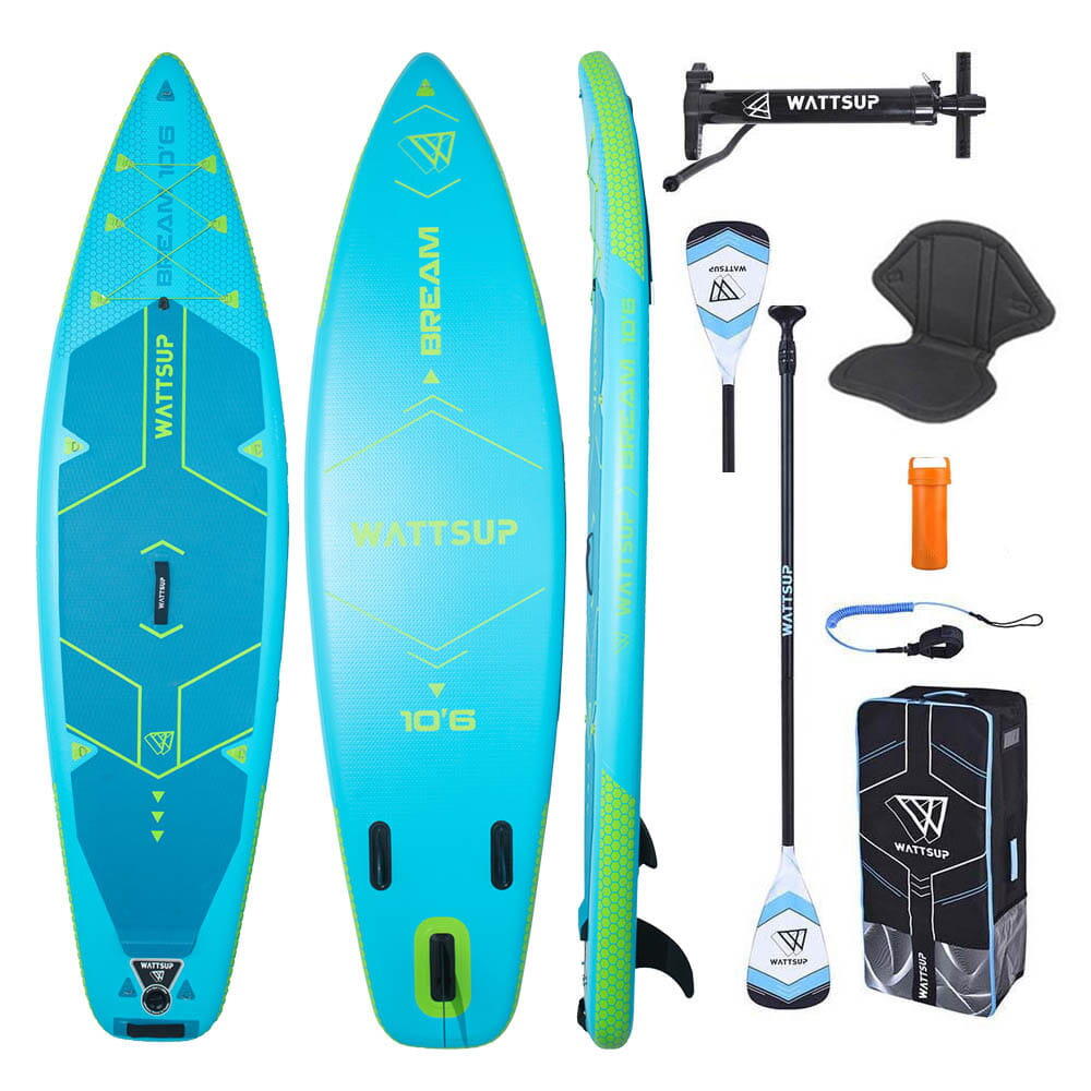 WATTSUP Nafukovací paddleboard SUP WATTSUP Bream Combo 10'6'''x32''x6''