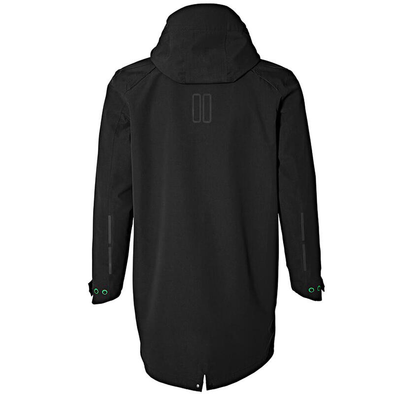 Parka de pluie Vélo Homme - Mosse Noir