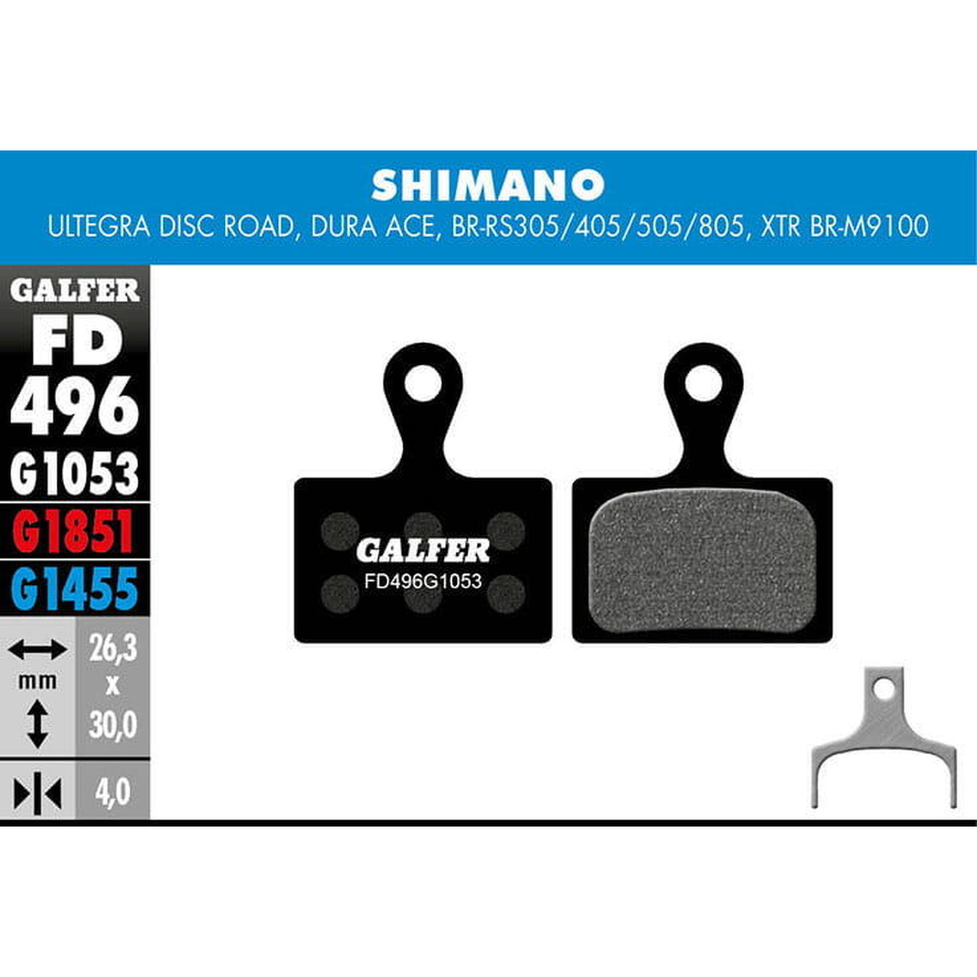 GALFER BIKE Pastiglie freno Pro per Shimano Ultegra - Nero