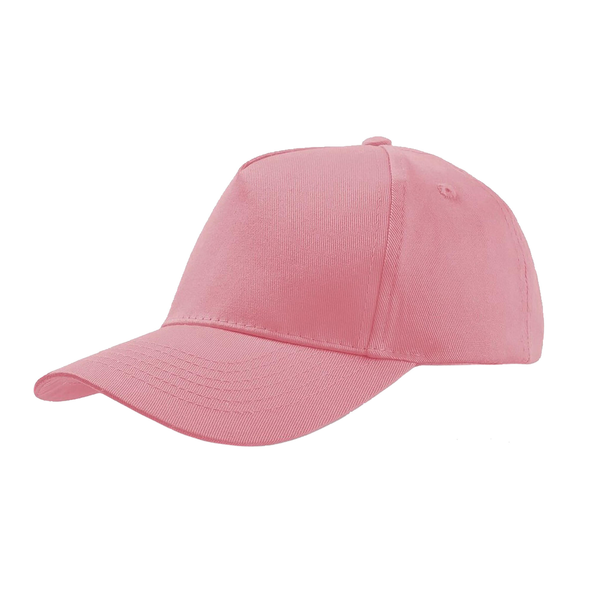 Childrens/Kids Start 5 Cap 5 Panel (Pack of 2) (Pink) 1/3