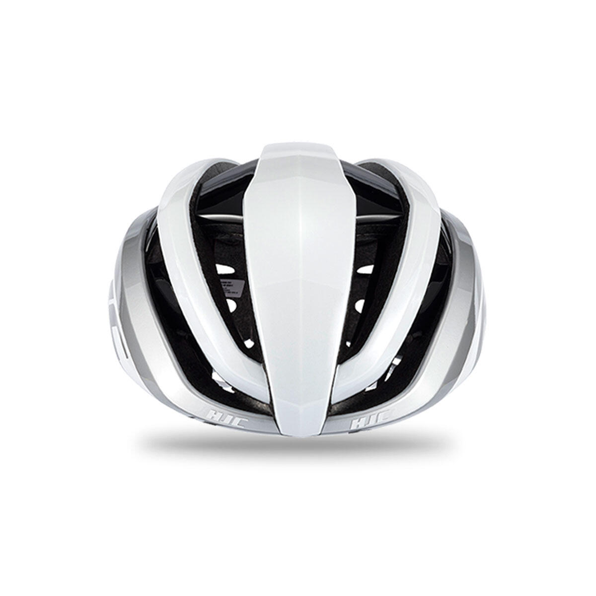 Casque de route IBEX - blanc brillant / argenté 2/4