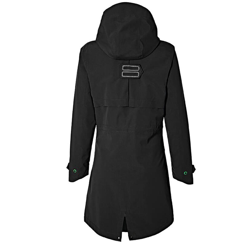 Mosse Regen Parka Dames - Zwart