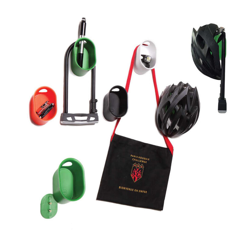 LOOP - Prateleira de parede para capacete e acessórios ciclismo Branco CYCLOC