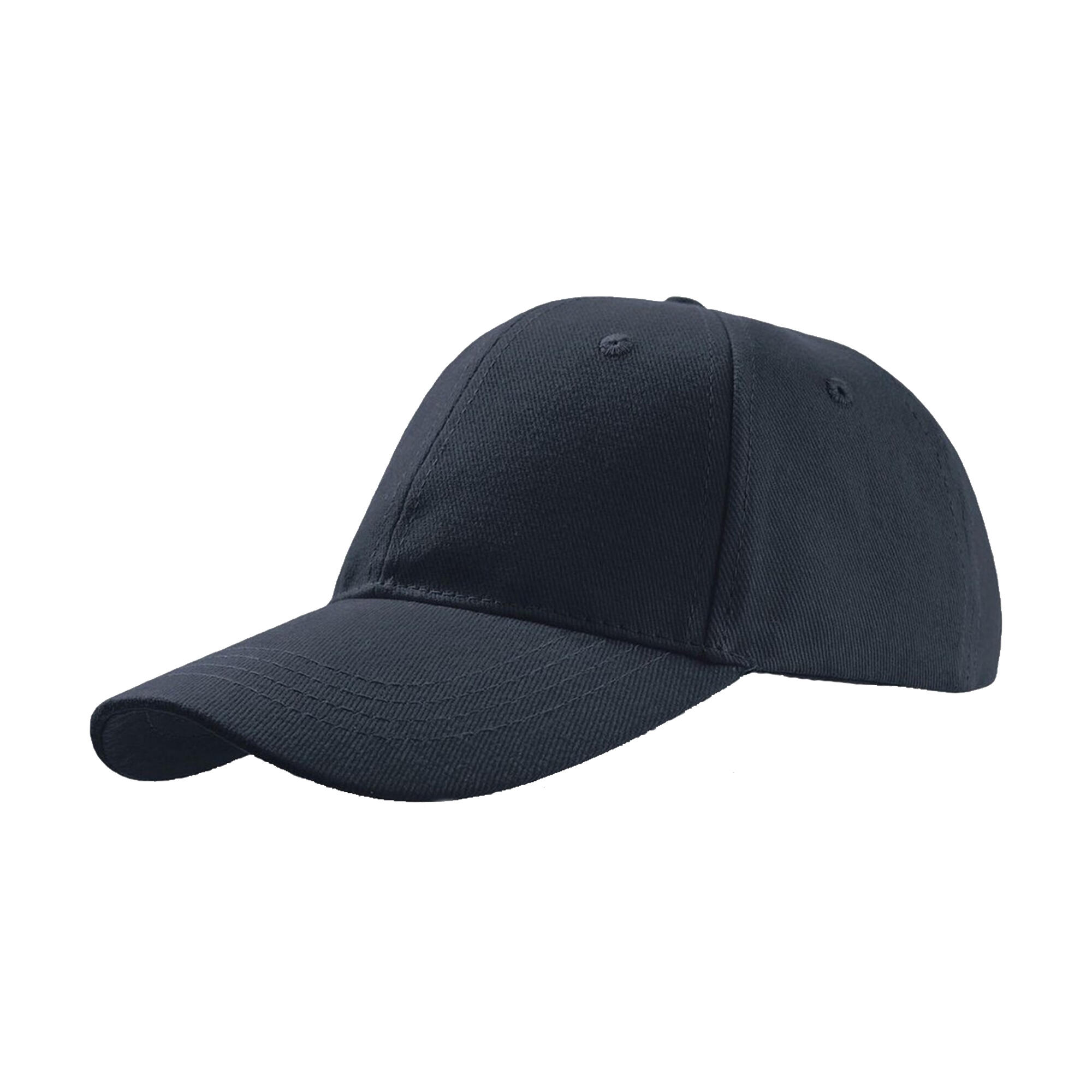 Liberty Six Brushed Cotton 6 Panel Cap (Navy) 1/4