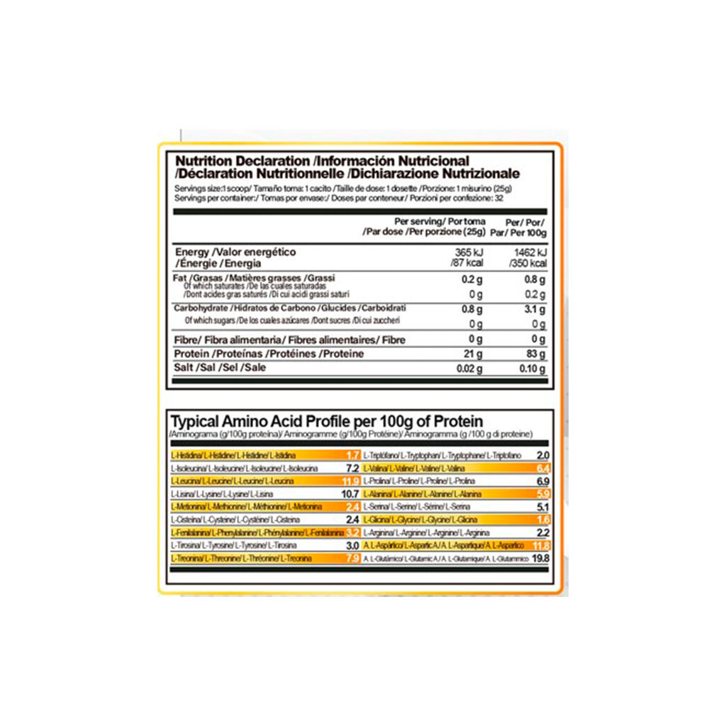 Proteína de suero Life Pro Clear Isolate Zero 800g 2/4