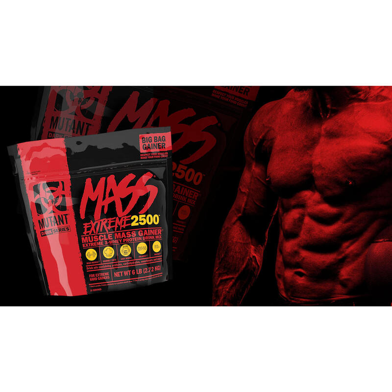 Odżywka wspierająca zwiększanie masy mięśniowej PVL Mutant Mass XXXtreme - 2720g