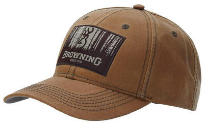 Cappellino Browning Bush Wax Marrone Regolabile