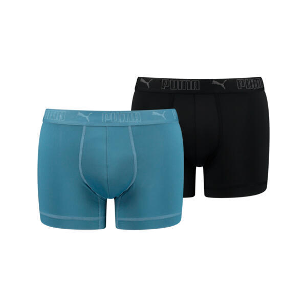 Puma Sport Boxershorts Microfiber 2-pack Blue Lagoon Combo