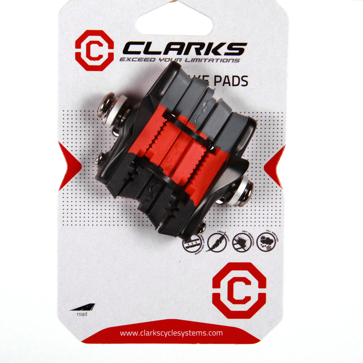 Paar Schlittschuhtüren aus Gummi Clarks Cycle Systems 2/2