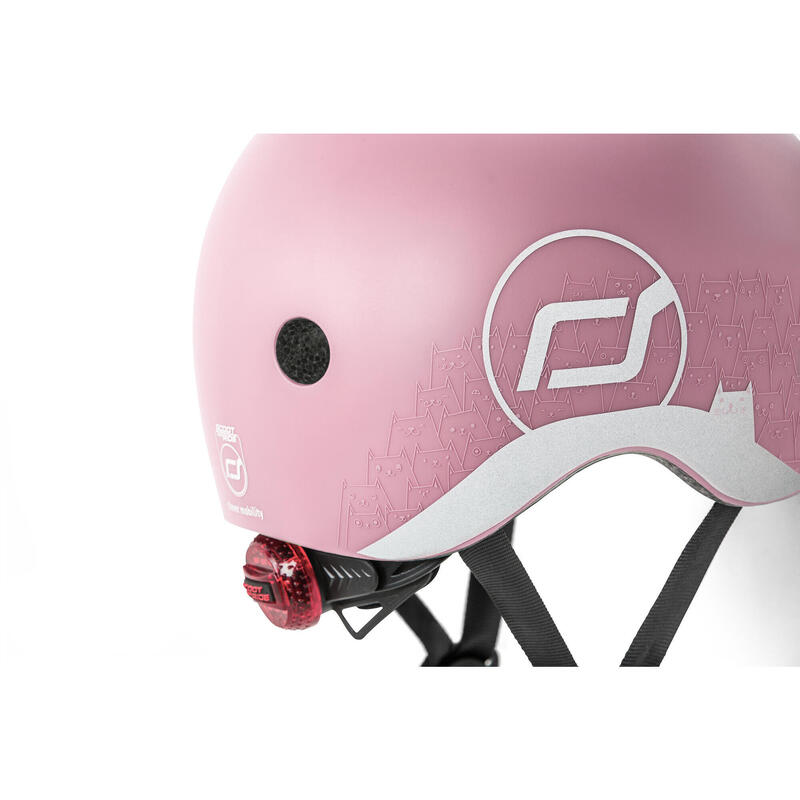 Scooter  Kinderhelm reflective  XXS-S  Rose