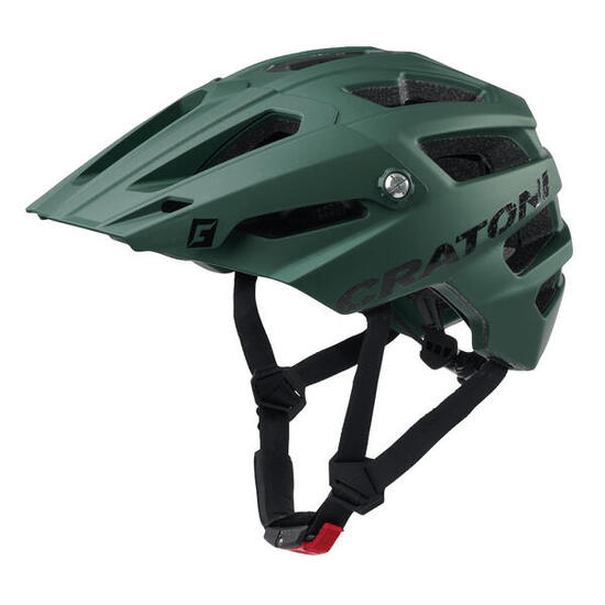 MTB - Kask rowerowy AllTrack zielony metaliczny matowy