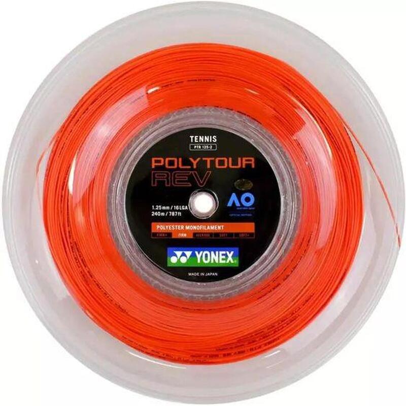 Cordage de tennis Yonex Rouleau Polytour Rev 125