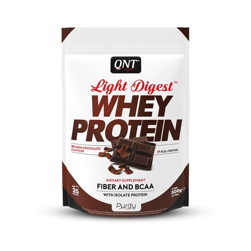 QNT Light Digest Whey Protein Fehérje 500g Belga csokoládé