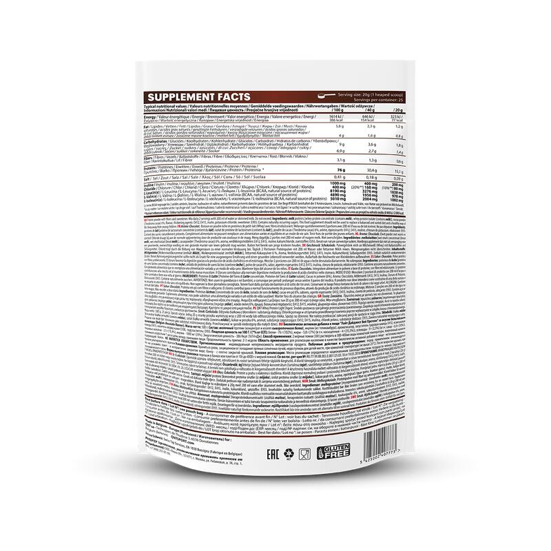 Light Digest Whey Protein - Belgische Chocolade 500 g