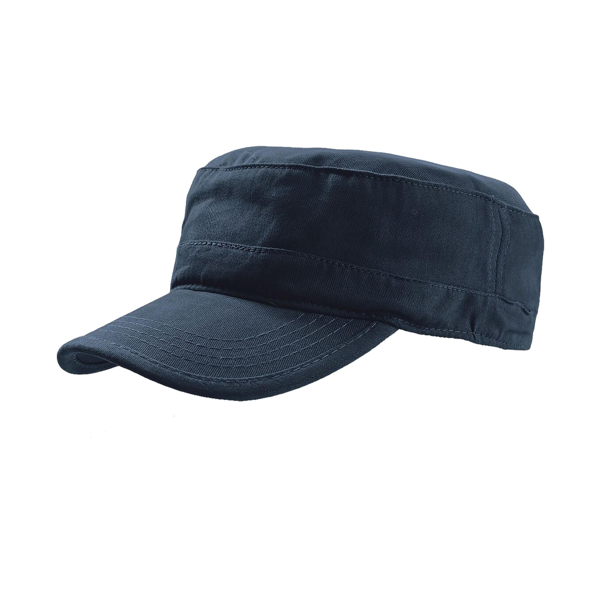 Tank Brushed Cotton Military Cap (Pack of 2) (Navy) 1/3