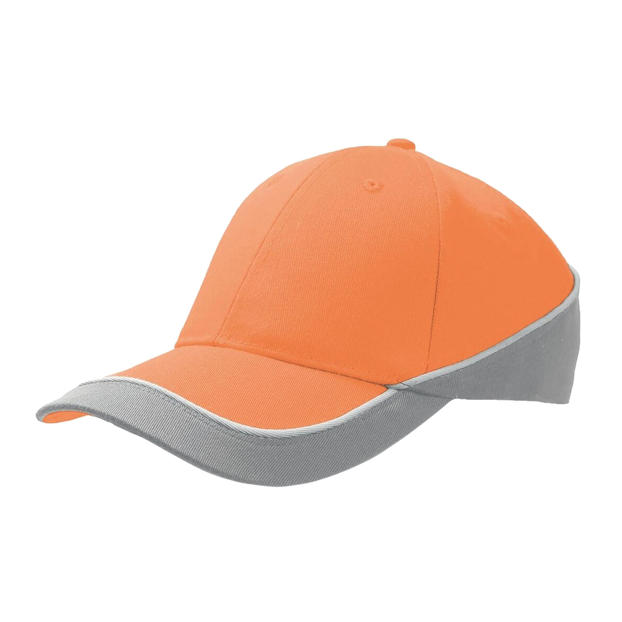 Racing Teamwear 6 Panel Cap (Orange/Grey) 1/4