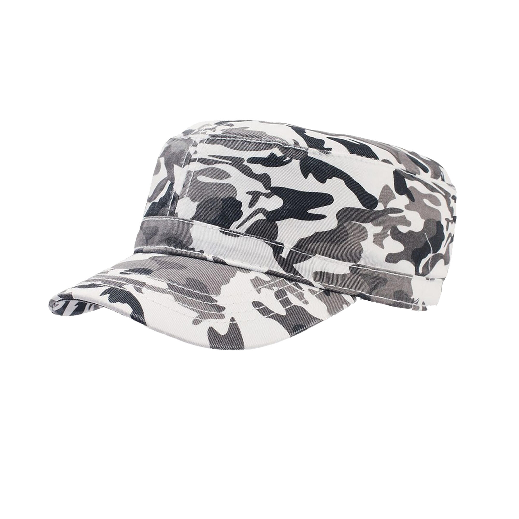 Chino Cotton Uniform Military Cap (Pack Of 2) (Camo White) 1/3