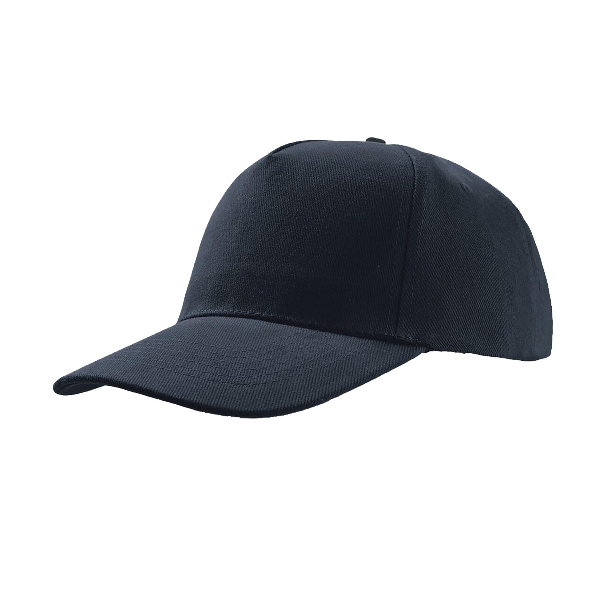 ATLANTIS Liberty Five Heavy Brush Cotton 5 Panel Cap (Pack Of 2) (Navy)