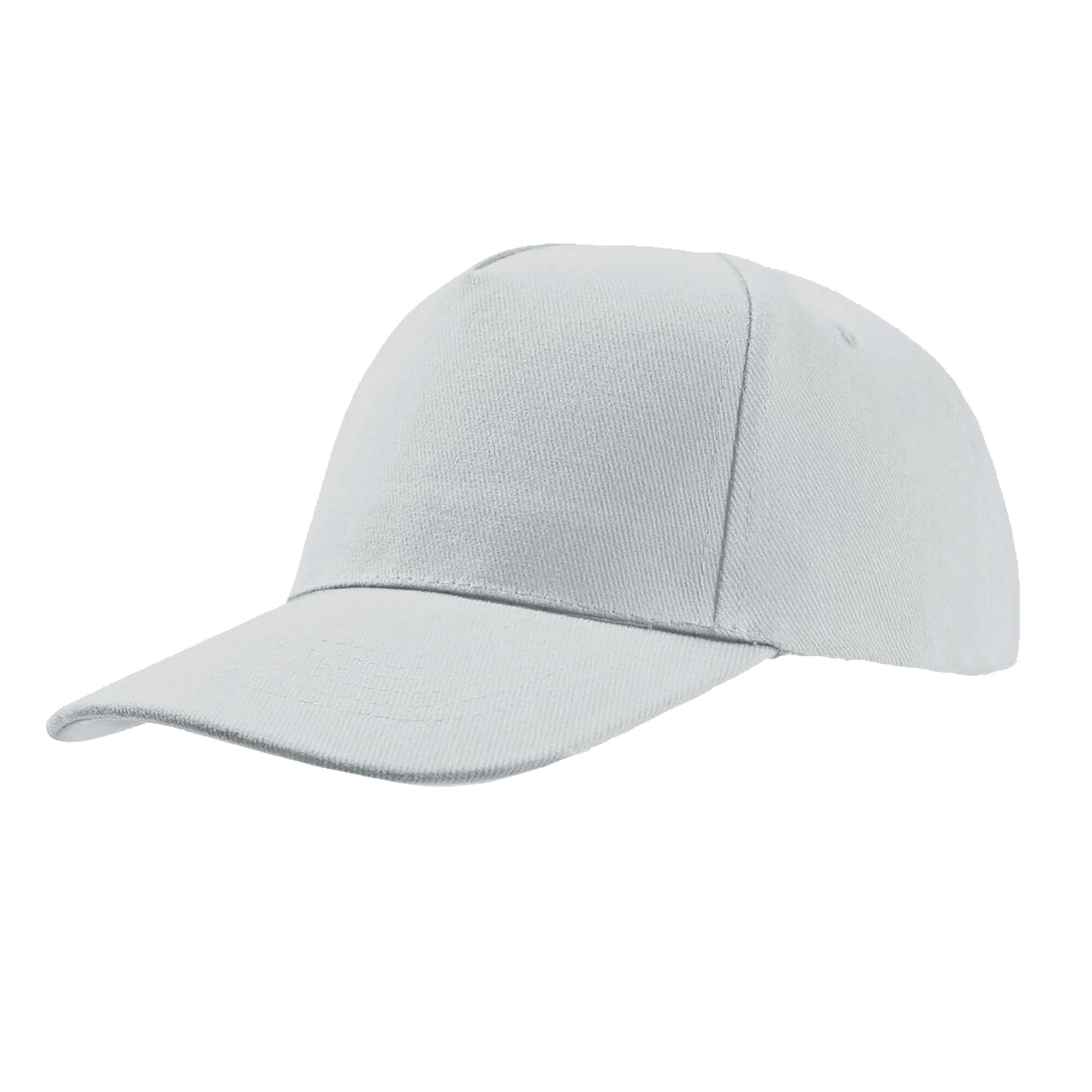 ATLANTIS Liberty Five Heavy Brush Cotton 5 Panel Cap (White)