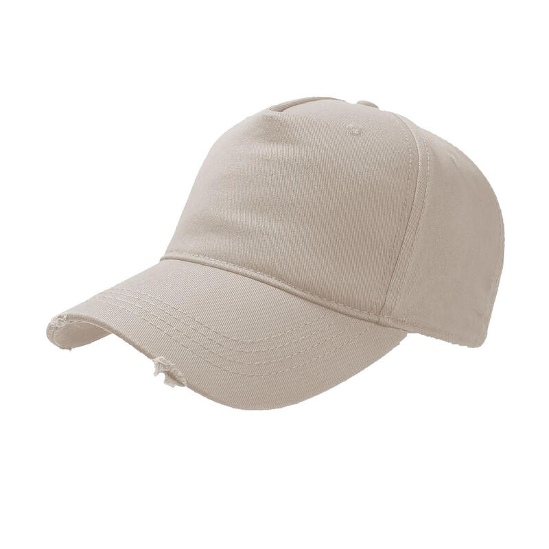 Lot de 2 casquettes effet usé Adulte (Sable)