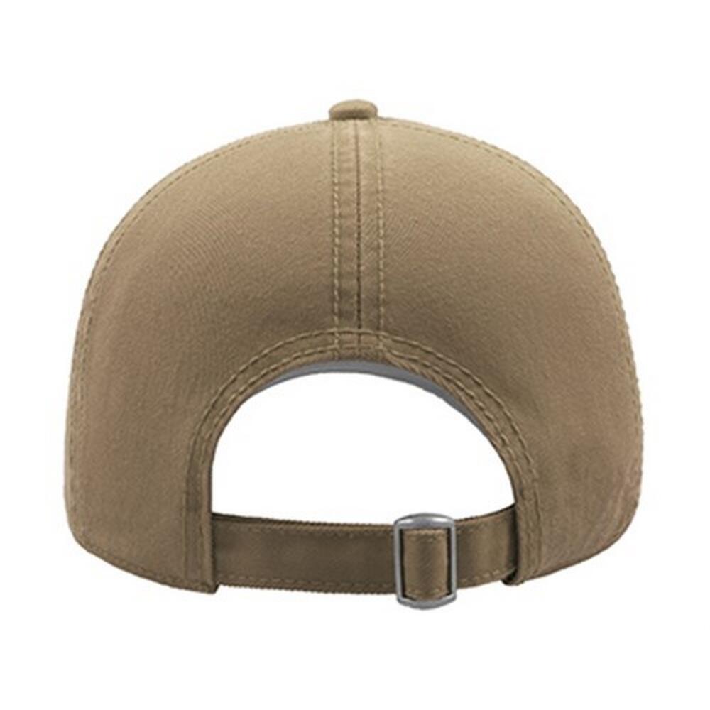 Action 6 Panel Chino Baseball Cap (Khaki) 2/4