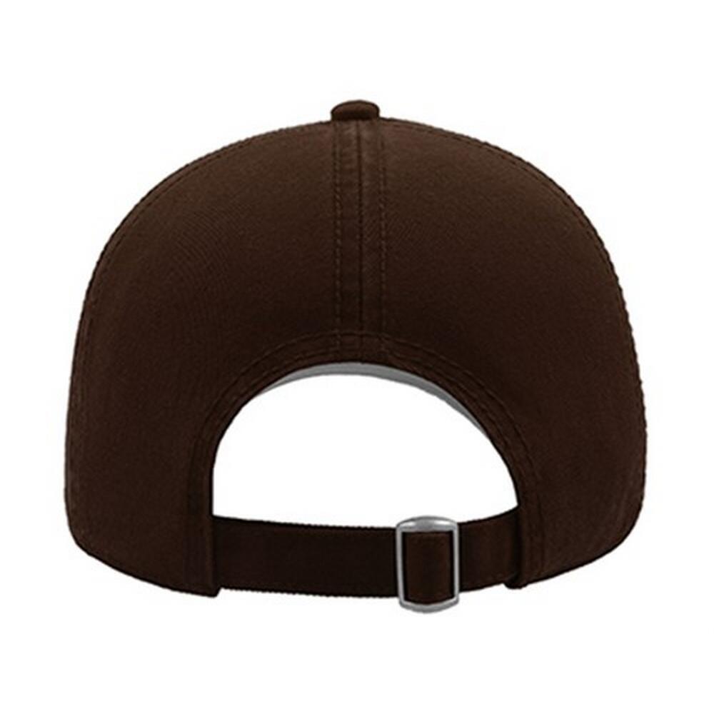 Action 6 Panel Chino Baseball Cap (Brown) 2/4