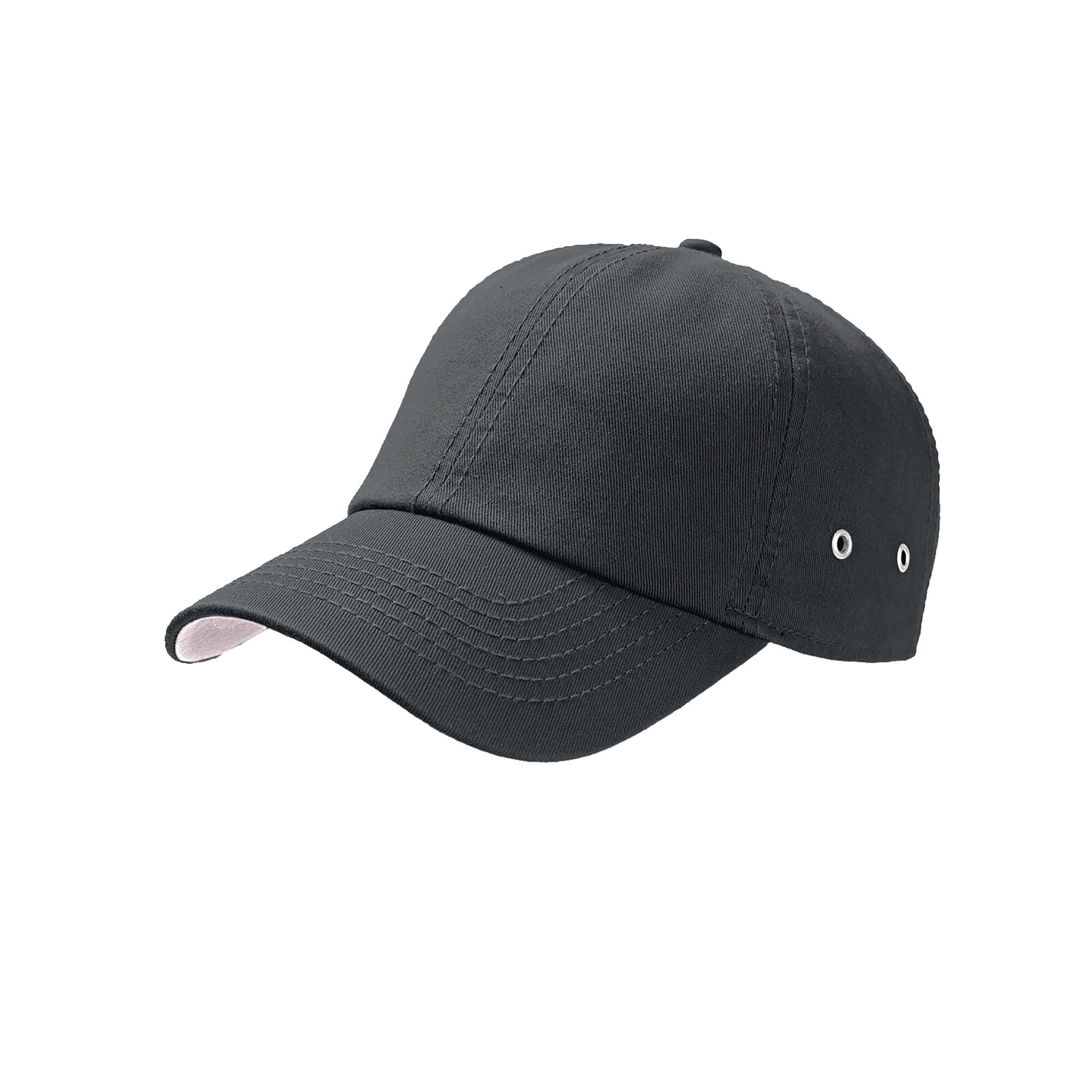 ATLANTIS Action 6 Panel Chino Baseball Cap (Dark Grey)